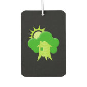 Groen Huis Luchtverfrisser (Voorkant)