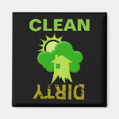 Groen Huis Magneet (Voorkant)