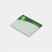 Groen Huis Post-it® Notes (Schuin)