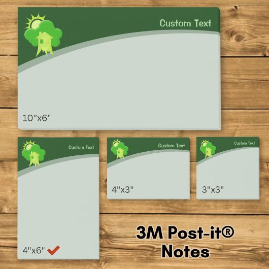 Groen Huis Post-it® Notes