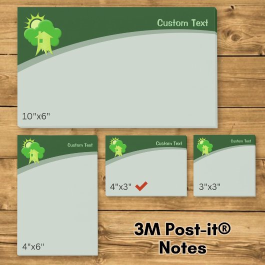 Groen Huis Post-it® Notes