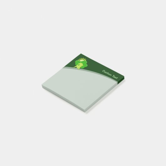 Groen Huis Post-it® Notes (Schuin)