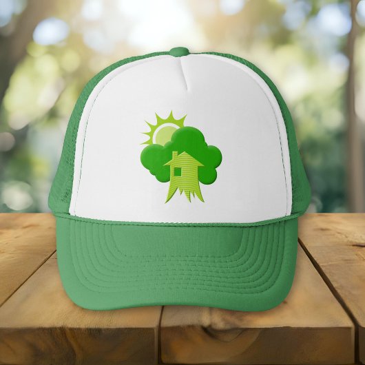 Groen Huis Trucker Pet