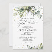 Groen Huwelijksceremonie uitnodiging (Voorkant)