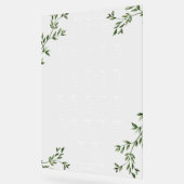 groen | Huwelijkszitgrafiek Acryl Bord (Hoek)