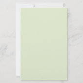 Groen Hydrangea Briefpapier (Achterkant)
