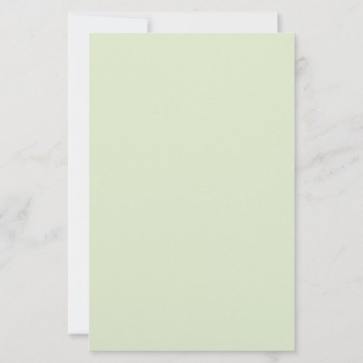 Groen Hydrangea Briefpapier (Achterkant)