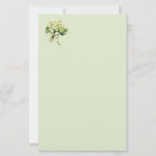 Groen Hydrangea Briefpapier