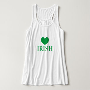 Groen Iers hart St Patricks Day Women's t shirts
