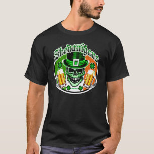 Groen Iers Leprechaun Skull: Shenanigans 1 T-shirt