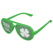 Groen Iers Meisje St Patricks Dag feesttinten Aviator Zonnebril (Gekanteld)