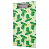 Groen Iers Pet patroon, het dagontwerp van st patr Klembord (Links)