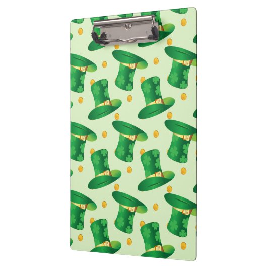 Groen Iers Pet patroon, het dagontwerp van st patr Klembord (Links)