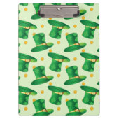 Groen Iers Pet patroon, het dagontwerp van st patr Klembord (Voorkant)