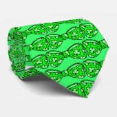 Groen Iers Stropdas (Opgerold)