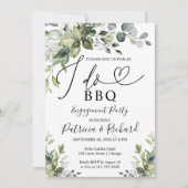Groen Ik DOE BBQ Borrel Uitnodiging (Voorkant)