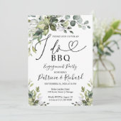 Groen Ik DOE BBQ Borrel Uitnodiging (Staand voorkant)