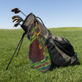 Groen in brand gedraaid golfhanddoek (Groen)