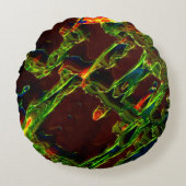 Groen in brand gedraaid rond kussen (Voorkant)