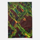 Groen in brand gedraaid theedoek (Verticaal)