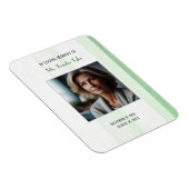 Groen in liefdevolle herinnering Elegant begrafeni Magneet (Rechterzijde)