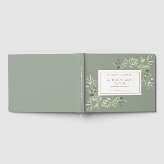 Groen In Liefdevolle Herinnering Herdenkingsdienst Gastenboek (Volledig)