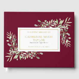 Groen In Loving Memory Memorial Funeral  Gastenboek