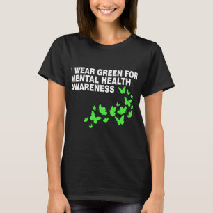 Groen In Mei Geestelijke Gezondheid Bewustzijn Maa T-shirt
