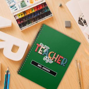 Groen in mijn docententijd citaat notitieboek
