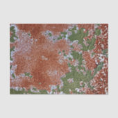 Groen inkepverf in geresterd metaal tissuepapier (Voorkant)