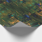 Groen inpakpapier (Hoek)