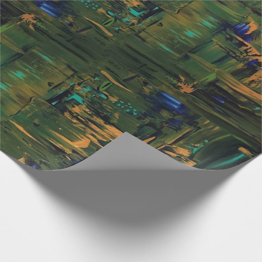 Groen inpakpapier (Hoek)