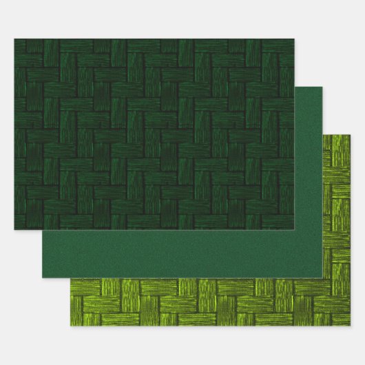 groen inpakpapier voor assortiment vel (Set)
