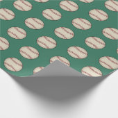 Groen Inpakpapier voor honkbal (Hoek)