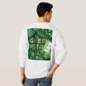 Groen instinct t-shirt (Achterkant volledig)