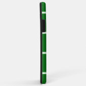 Groen iPhone Square Patroonmonogram Case-Mate iPhone Case (Achterkant/rechts)