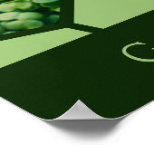 Groen is alles wat ik heb! Hexagon 11 Fotocollage Poster (Hoek)