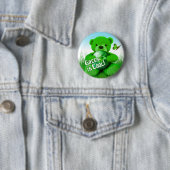 Groen is Cool. Knoop Ronde Button 5,7 Cm (In situ)