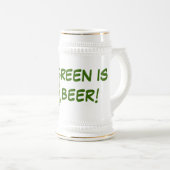 Groen is de Mok van Beer! (Voorkant rechts)