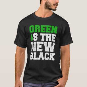 Groen is de nieuwe Black Earth Day en Planet Envir T-shirt