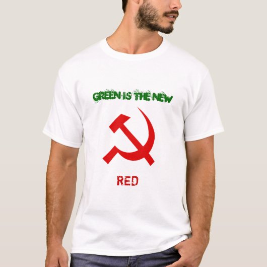 Groen is de Nieuwe RED T-shirt (Voorkant)