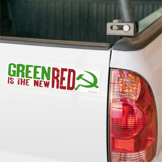 Groen is de nieuwe rode bumper sticker (Op Truck)
