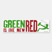 Groen is de nieuwe rode bumper sticker (Voorkant)