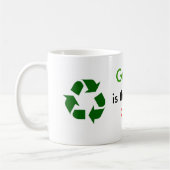 Groen is de nieuwe Rode Koffe-Mok Koffiemok (Links)