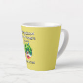 Groen is geweldig. Internationale Dag van de Bosse Latte Mok (Rechterhoek)