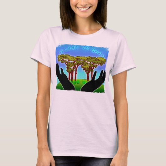 Groen is goed (4 haar) t-shirt (Voorkant)