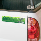 Groen is goed bumpersticker (Op Truck)
