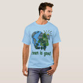 Groen is goed Shirt (Voorkant volledig)