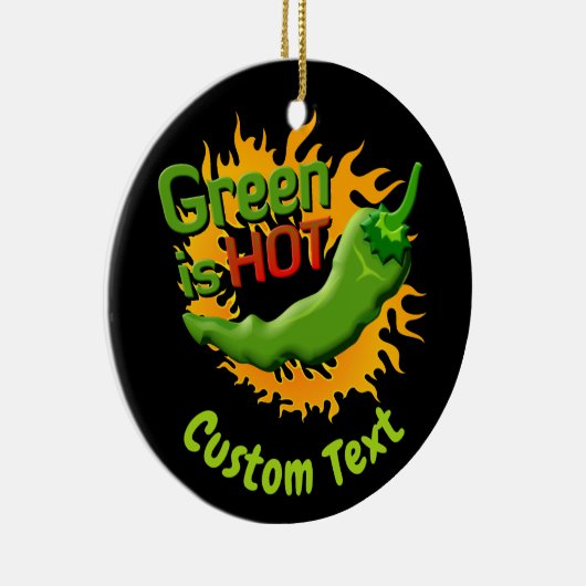 Groen is HEET Keramisch Ornament (Rechts)