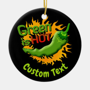 Groen is HEET Keramisch Ornament